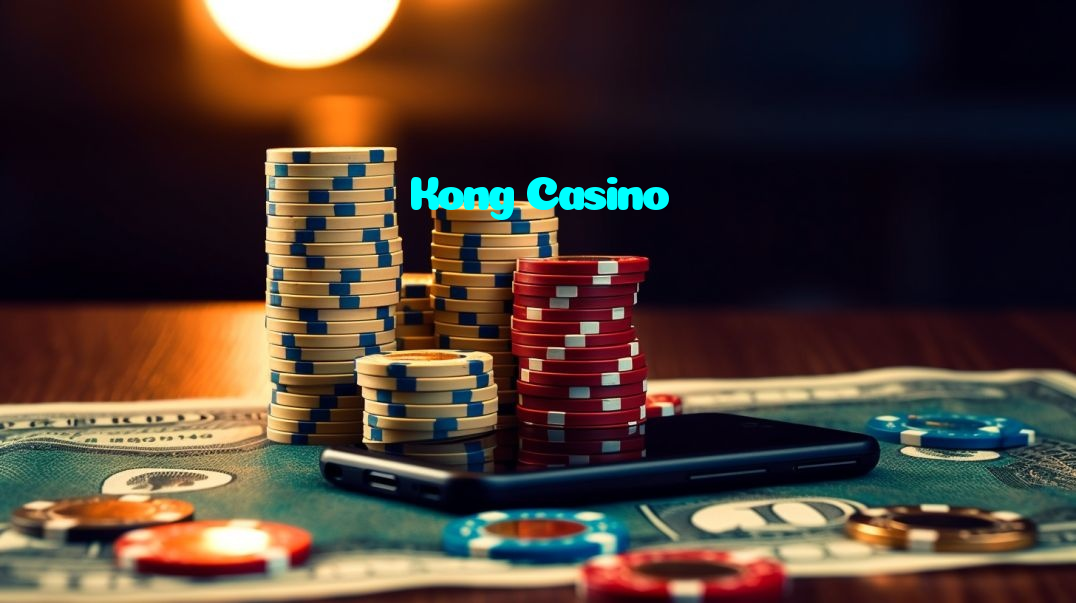 Kong Casino casino presented on mobile device in Pakistan with slots and live games